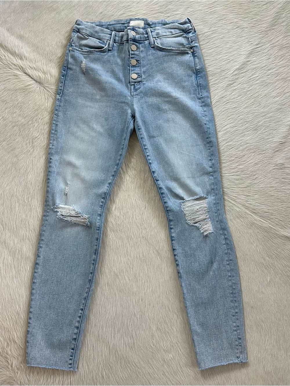Mother Denim The Ankle Fray Jeans